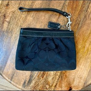 Coach Signature Mini Wristlet